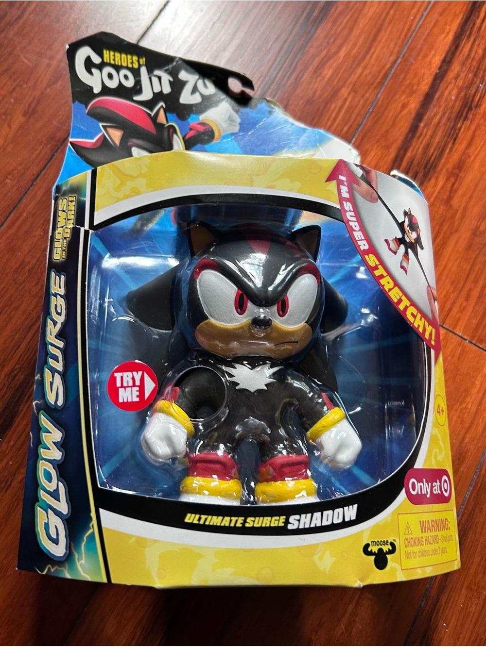 NRFB Heroes of Goo Jit Zu Sonic the Hedgehog Ultimate Glow Surge Shadow